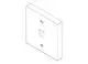 DORNBRACHT-Rosette-mit-Symbolen-ERSATZTEILE-092798013-60-x-60-x-9-x-D-11-1-mm-Chrom-092798013-00 gallery number 1